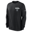 Raiders 2025 Men's Nike Fleece Club Crewneck