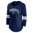 Cowboys Women's Fanatics Team First 3/4 Sleeve T-Shirt