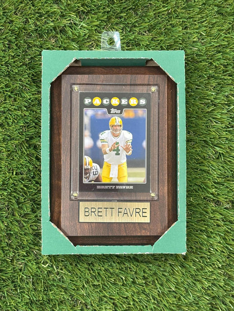 Brett Favre 4x6 Plaque