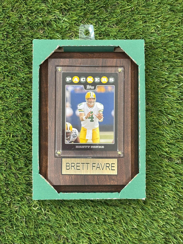 Brett Favre 4x6 Plaque