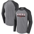 49ers Men's Fanatics Triblend Long Sleeve T-Shirt