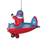 Titans Santa Airplane Ornament Pro Football Hall of Fame