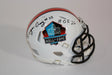 Roger Craig Autographed Hall of Fame White Mini Helmet with HOF Inscription