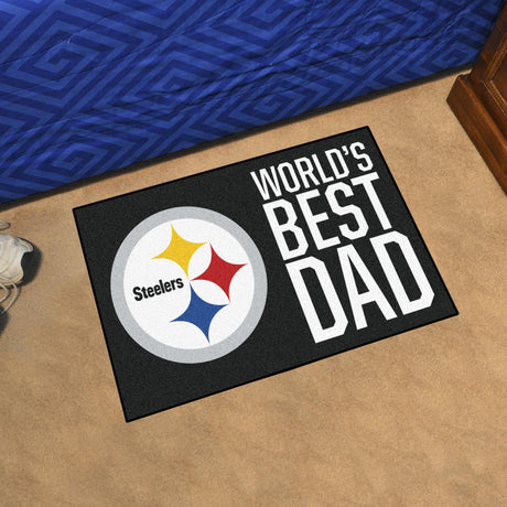 Steelers World's Best Dad Starter Mat