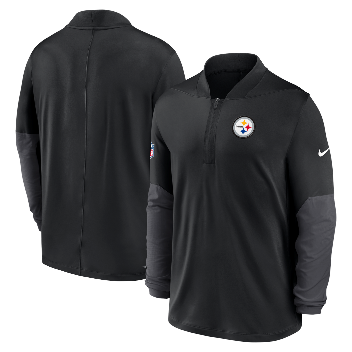 Steelers 2025 Nike Men's Mid Weight Half Zip