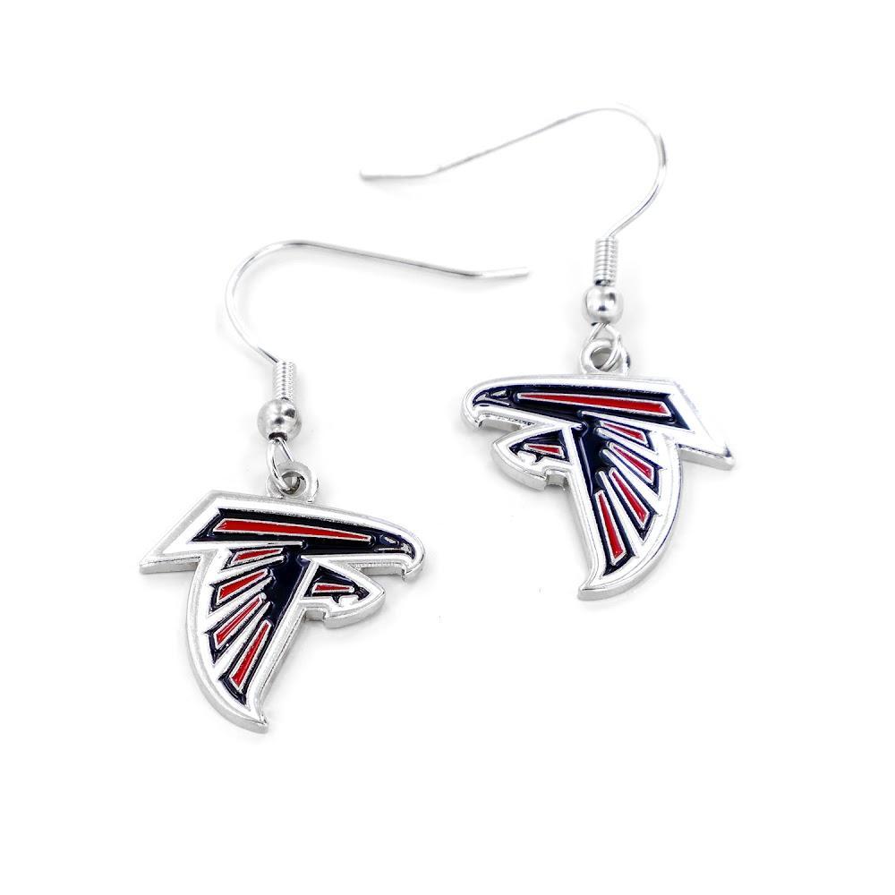 Falcons Logo Dangler Earrings