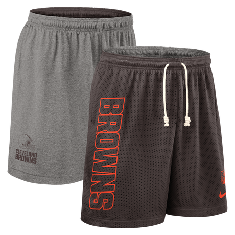 Browns 2025 Nike Dri-Fit Knit Reversible Shorts