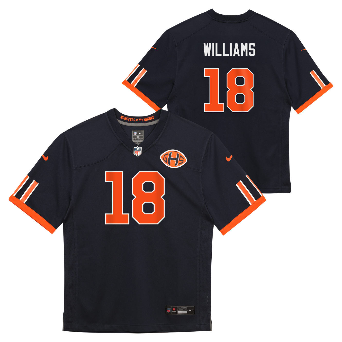Bears Caleb Williams 2026 Nike Youth Rivalry Jersey