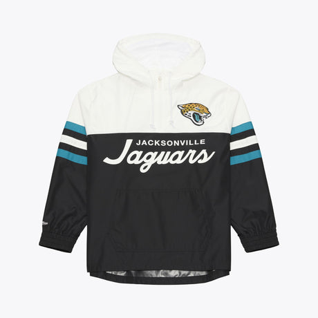 Jaguars 2026 Mitchell & Ness Men's Head Coach Lightweight Anorak Windbreaker Pro Football Hall of Fame