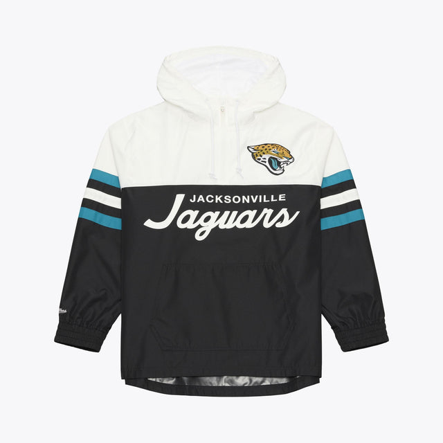 Jaguars 2026 Mitchell & Ness Men's Head Coach Lightweight Anorak Windbreaker Pro Football Hall of Fame
