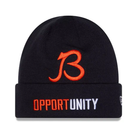 Bears 2025 New Era Men's Inspire Change Black Knit