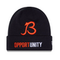 Bears 2025 New Era Men's Inspire Change Black Knit