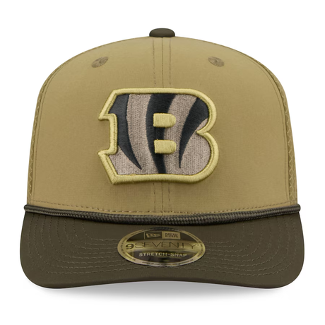 Bengals 2025 New Era Men's 9SEVENTY Salute to Service Hat