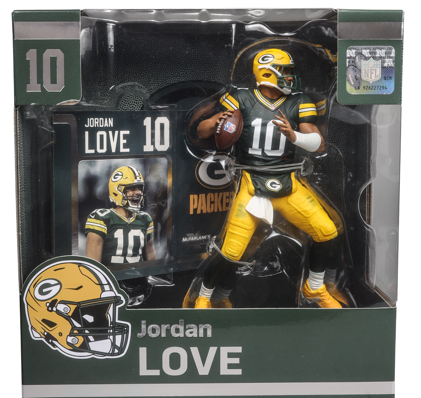 Jordan Love McFarlane's Sportspicks Legacy Series Figure