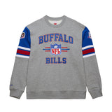 Bills Men's Mitchell & Ness Vintage Logo All Over Crewneck