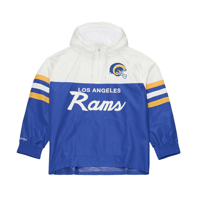 Rams 2026 Mitchell & Ness Men's Head Coach Lightweight Anorak Windbreaker Pro Football Hall of Fame