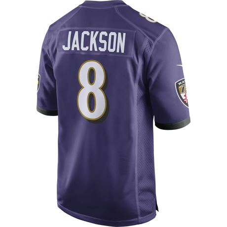 Ravens Lamar Jackson Adult Nike NFL Game Jersey