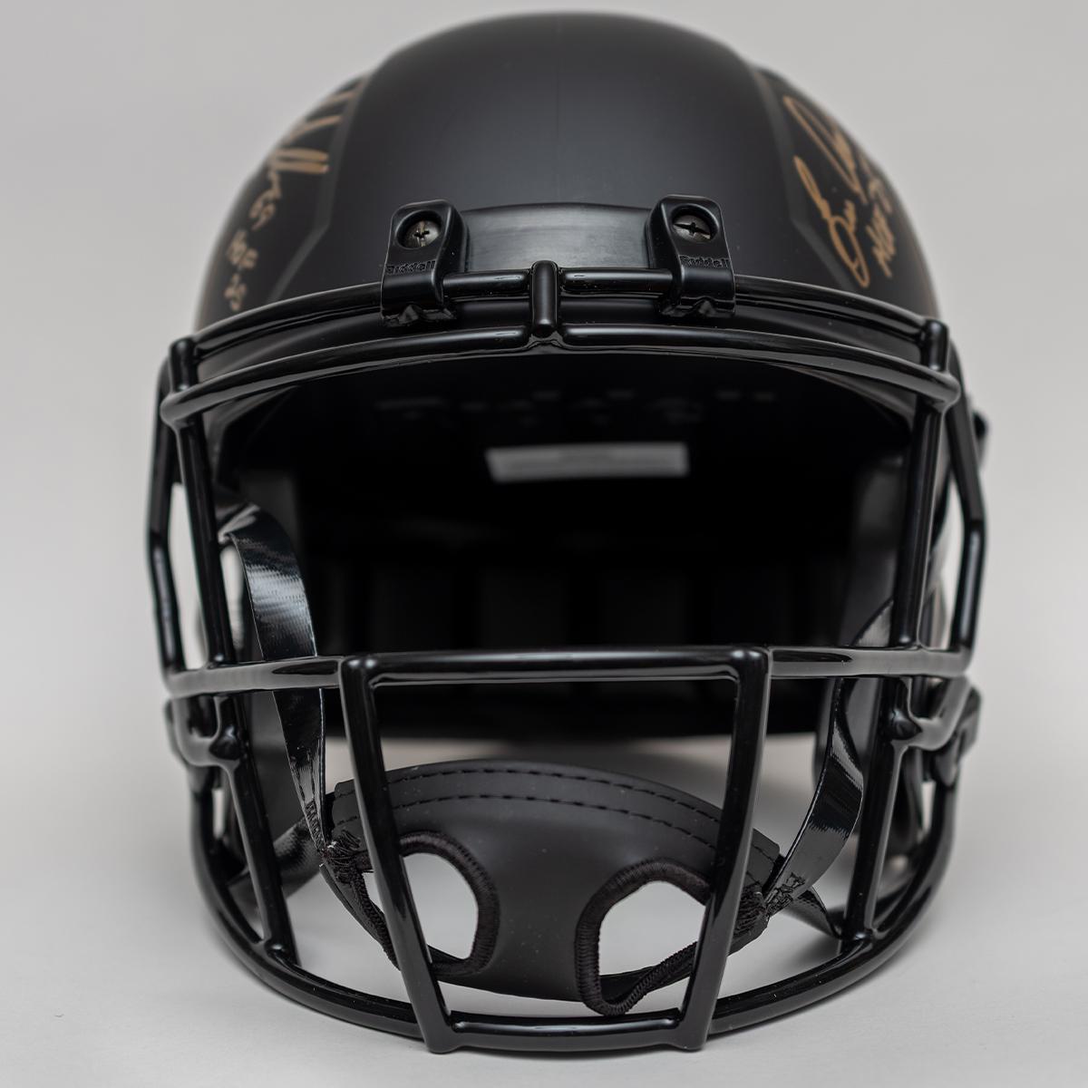 Class of 2025 Autographed Hall of Fame Black Speed Replica Helmet