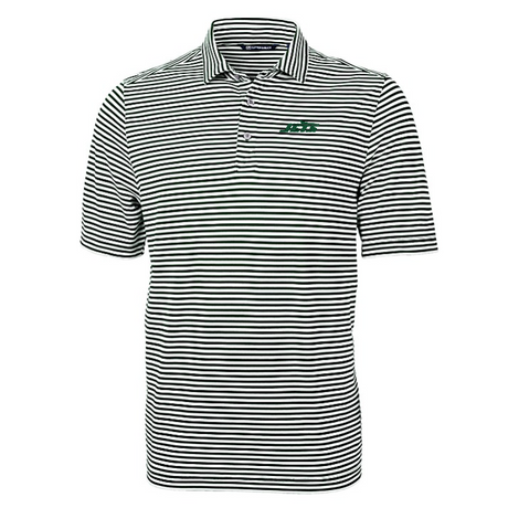 Jets Virtue Eco Pique Stripe Recycled Polo