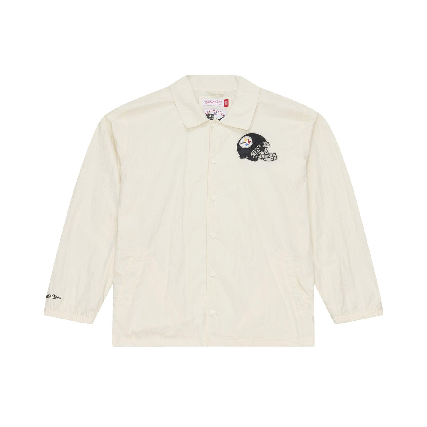 Steelers 2026 Mitchell & Ness Men's NFL Retro Roots Coaches Jacket (10355343786260)