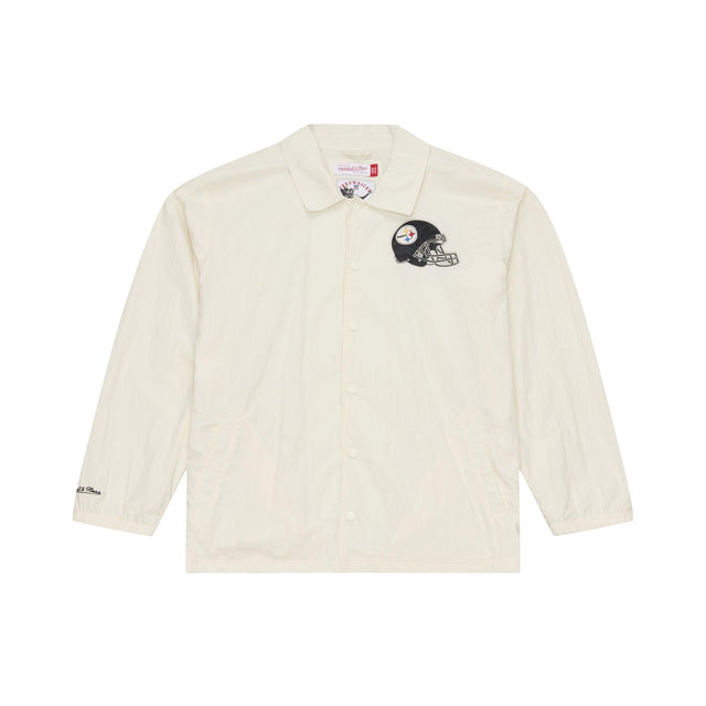 Steelers 2026 Mitchell & Ness Men's NFL Retro Roots Coaches Jacket (10355343786260)