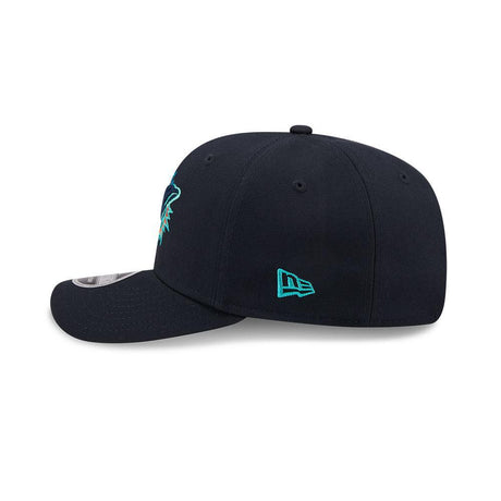 Dolphins 2025 New Era Men's 9SEVENTY Stretch Snap Rival Hat