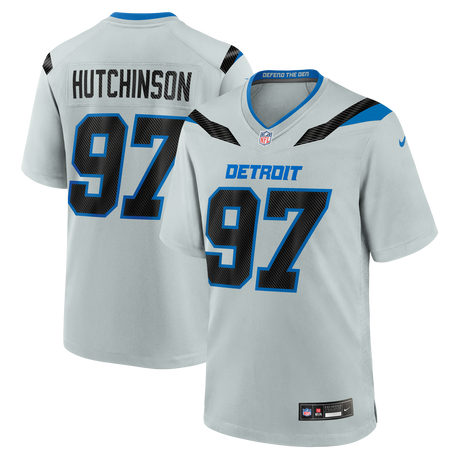 Lions 2026 Aidan Hutchinson Nike Men's Rivalry Jersey Pro Football Hall of Fame
