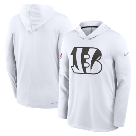 Bengals 2026 Nike Men's Alternate Dri-Fit Lightweight Long Sleeve Hoodie Top Pro Football Hall of Fame