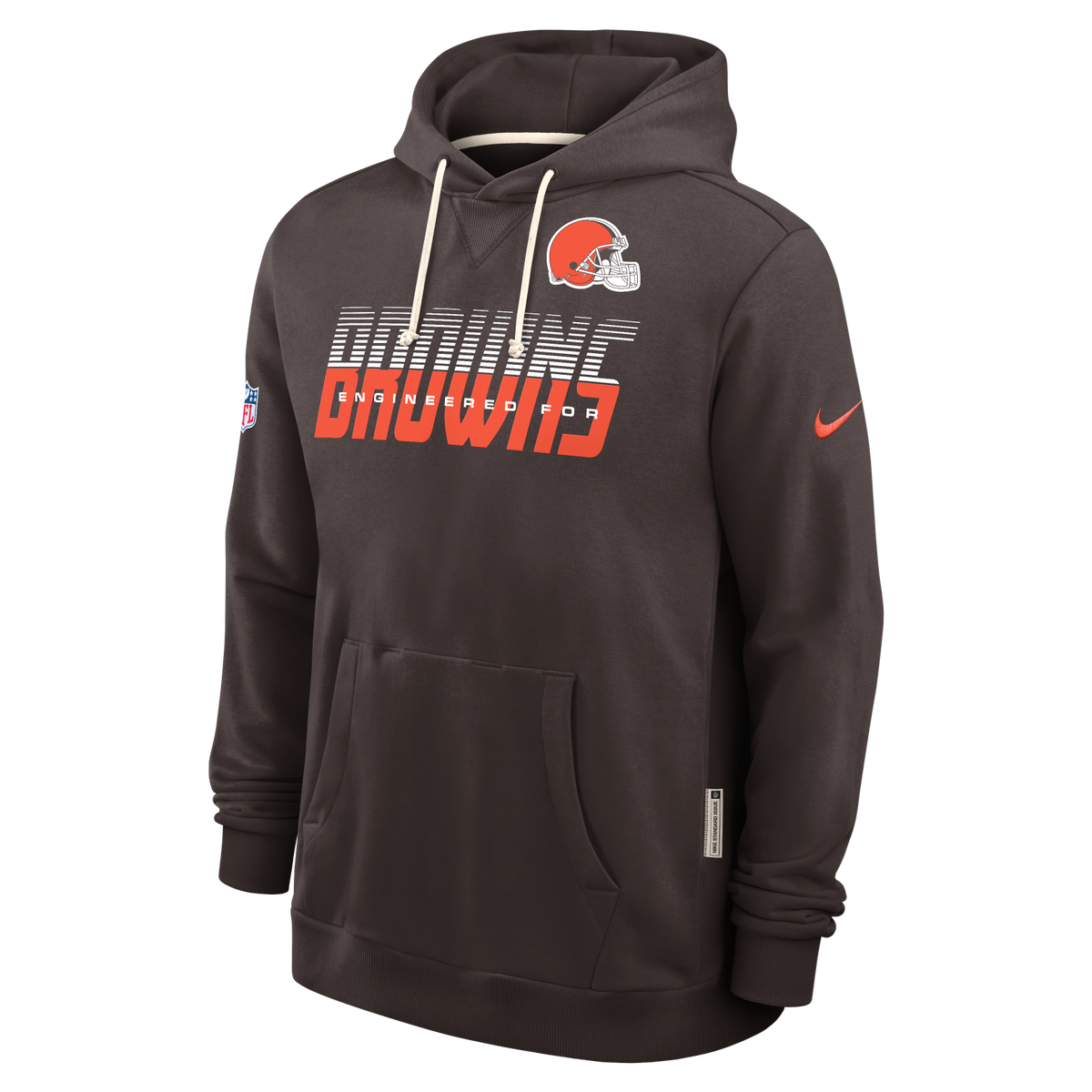 Browns 2026 Nike Men's Sideline Dri-Fit Hoodie Pro Football Hall of Fame