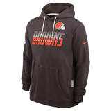 Browns 2026 Nike Men's Sideline Dri-Fit Hoodie Pro Football Hall of Fame