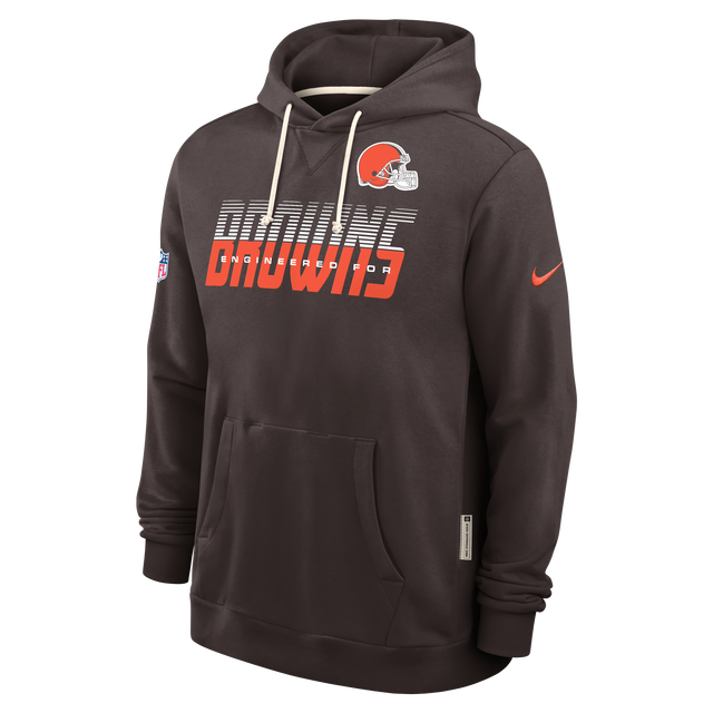Browns 2026 Nike Men's Sideline Dri-Fit Hoodie Pro Football Hall of Fame