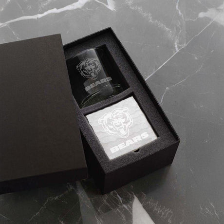 Bears Single Rocks and Coaster Set Pro Football Hall of Fame