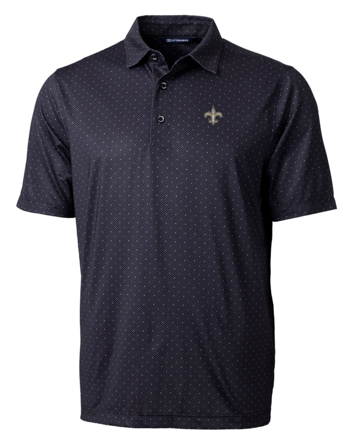 Saints Pike Double Dot Print Stretch Polo