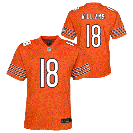 Bears Caleb Williams Alternate Youth Nike Game Jersey Pro Football Hall of Fame