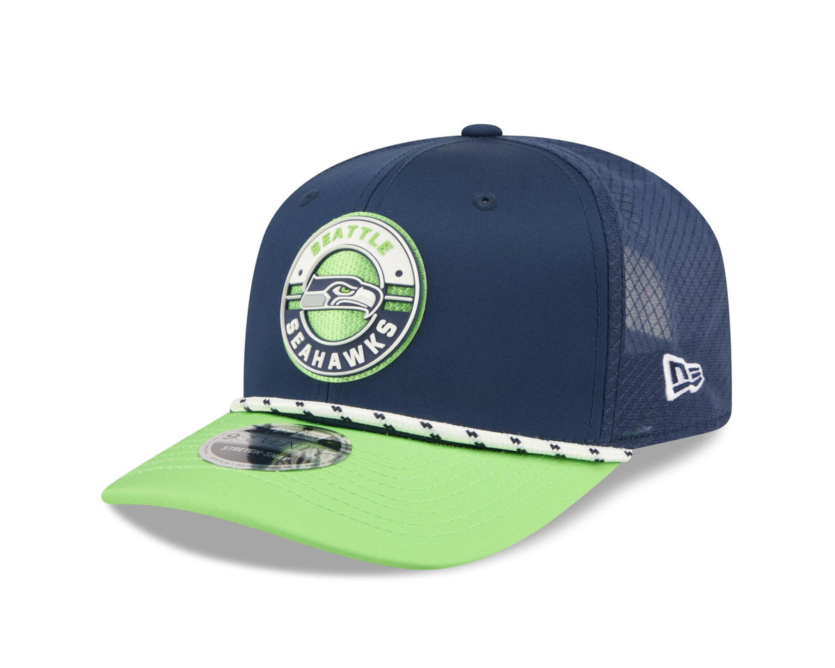 Seahawks 2026 New Era Men's 9SEVENTY Stretch Snap Two-Tone Hat Pro Football Hall of Fame