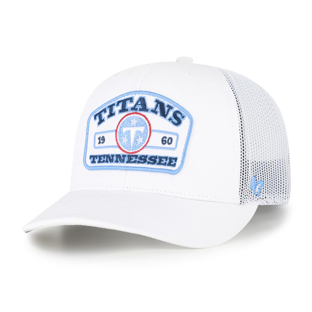 Titans 2026 '47 Brand Men's Roadway Strap Trucker Hat Pro Football Hall of Fame