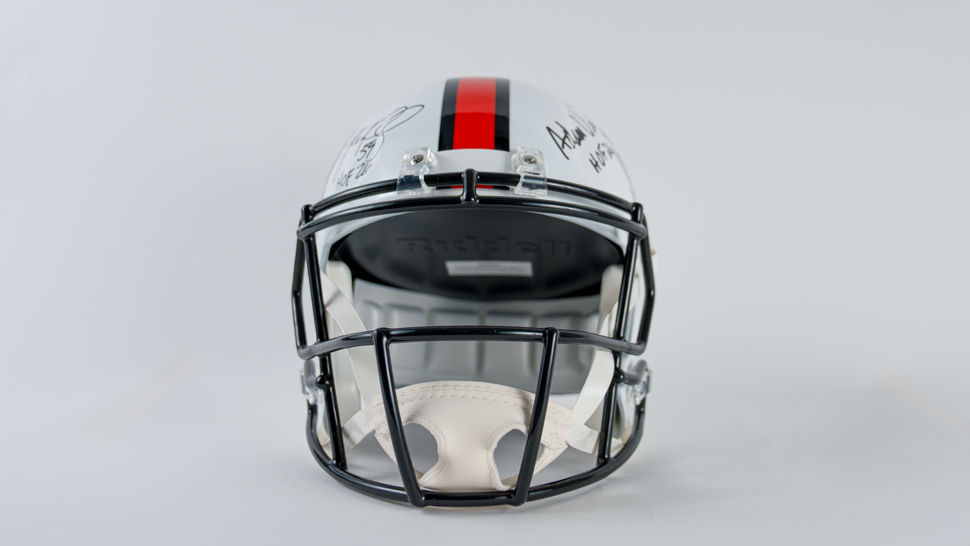 Class of 2026 Autographed Hall of Fame White Speed Replica Helmet