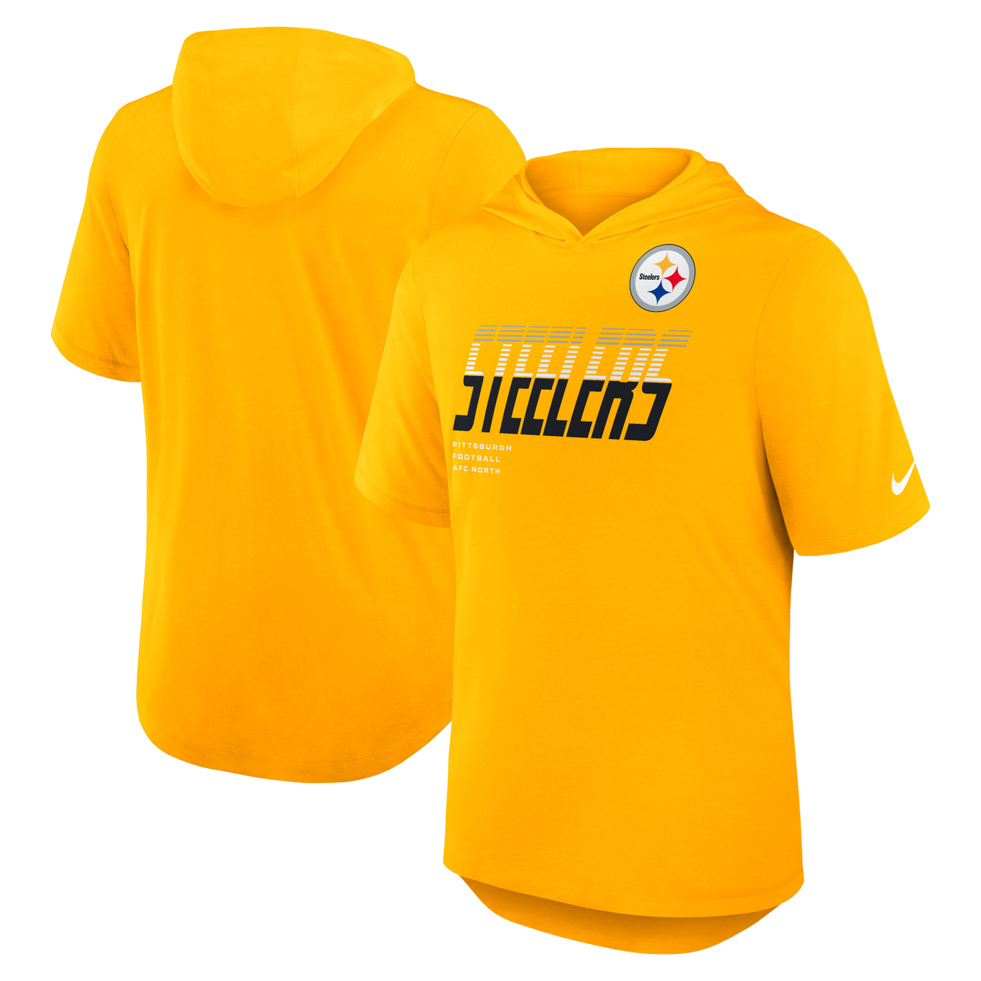 Steelers 2026 Nike Men's Short Sleeve Hoodie Top