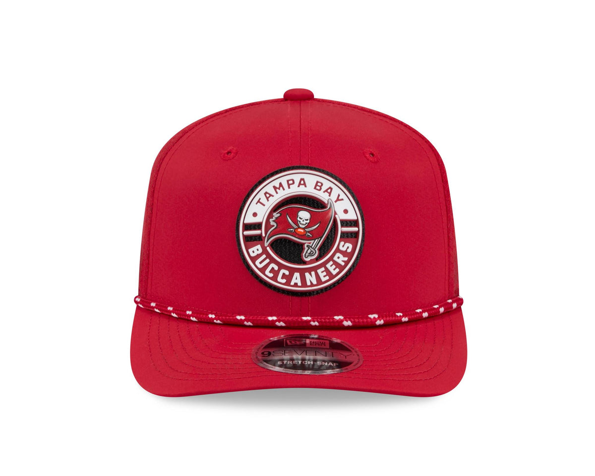 Buccaneers 2026 New Era Men's 9SEVENTY Stretch Snap Two-Tone Hat Pro Football Hall of Fame