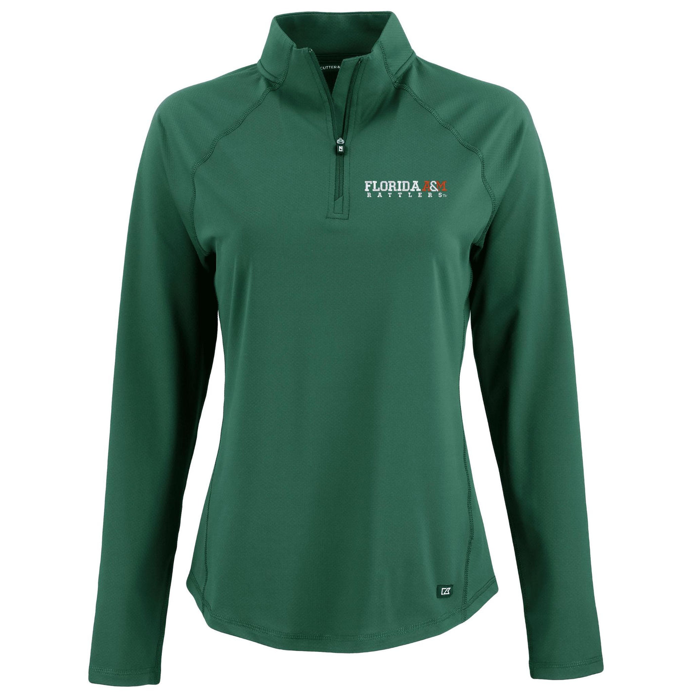 HBCU Team Cutter & Buck Women's Prospect Recycled Featherlight Stretch 1/4 Zip
