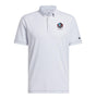 Hall of Fame 2026 Adidas Men's White/ Navy Ultimate365 Pencil Stripe ClimaCool Polo