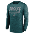 Eagles 2026 Nike Men's Team Issue Velocity Long Sleeve T-Shirt Pro Football Hall of Fame