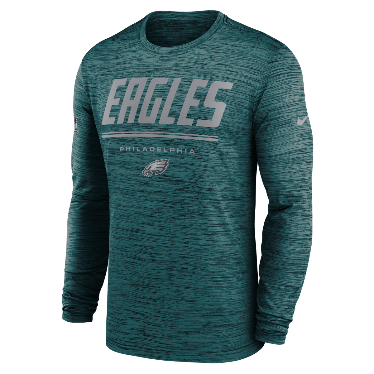 Eagles 2026 Nike Men's Team Issue Velocity Long Sleeve T-Shirt Pro Football Hall of Fame