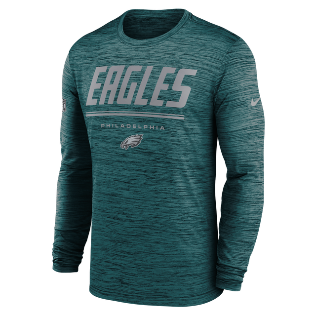 Eagles 2026 Nike Men's Team Issue Velocity Long Sleeve T-Shirt Pro Football Hall of Fame