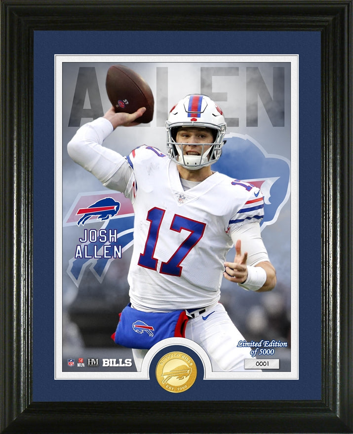 Josh Allen Bronze Coin Photo Mint