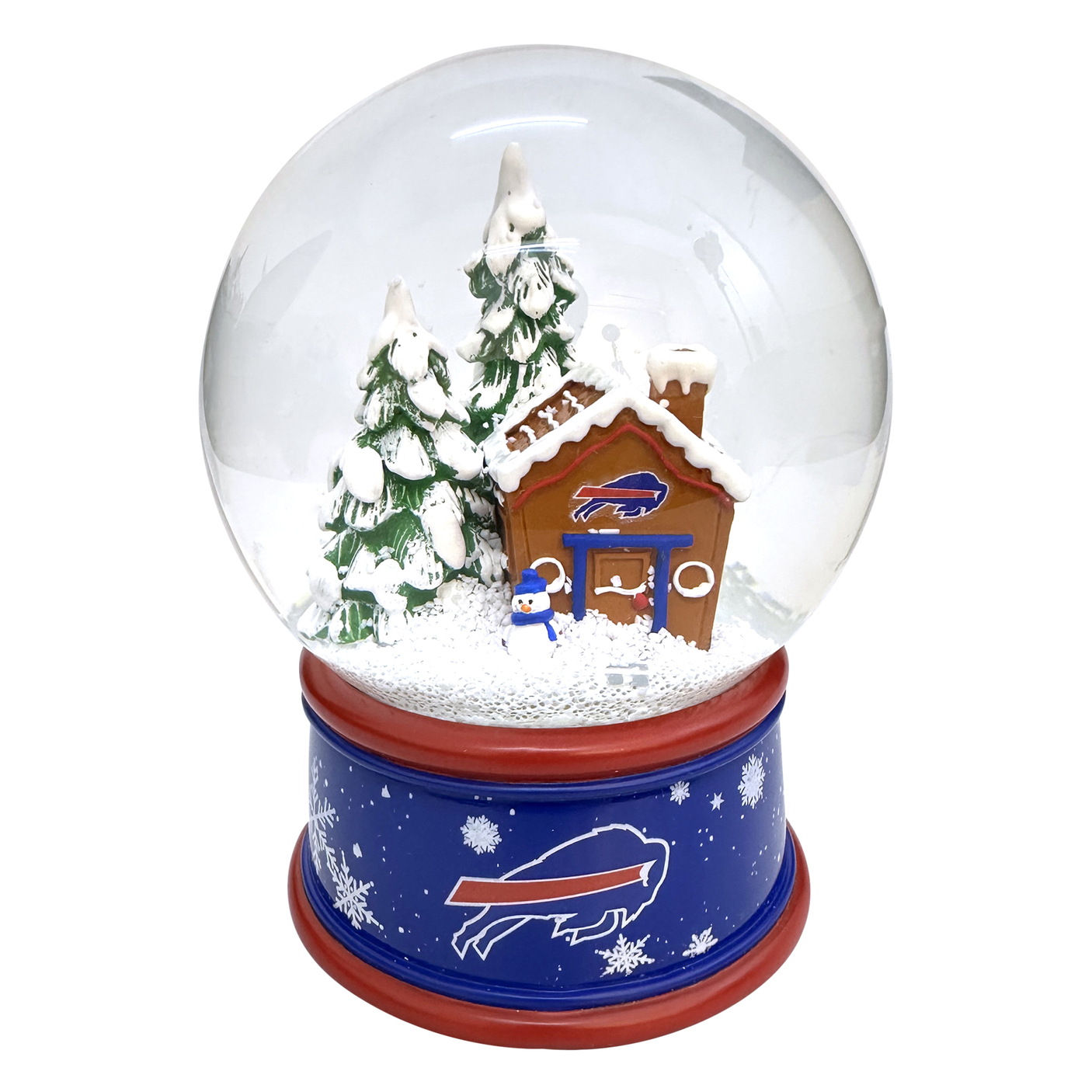 Bills Gingerbread House Snow Globe