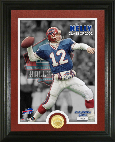Jim Kelly 2002 Hall of Fame Bronze Coin Photo Mint