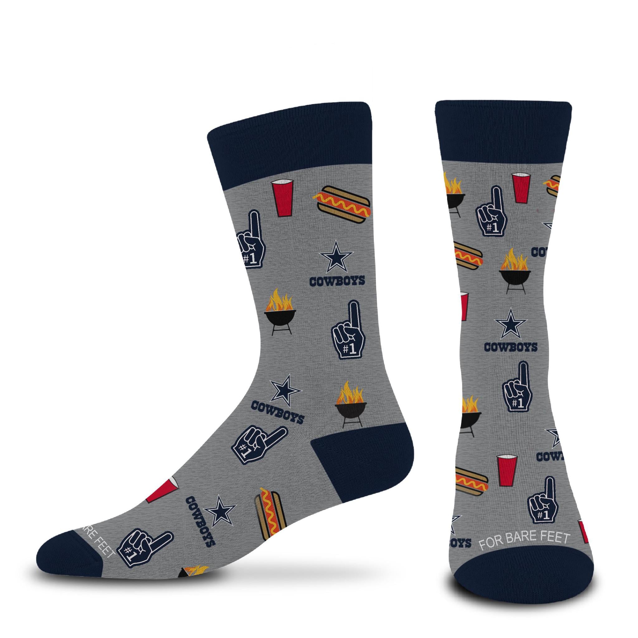 Cowboys Tailgate Dress Sock – Pro Football Hall of Fame