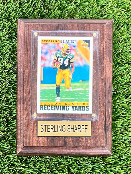 Sterling Sharpe 4x6 Plaque