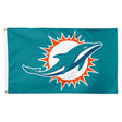 Dolphins 3x5 Flag